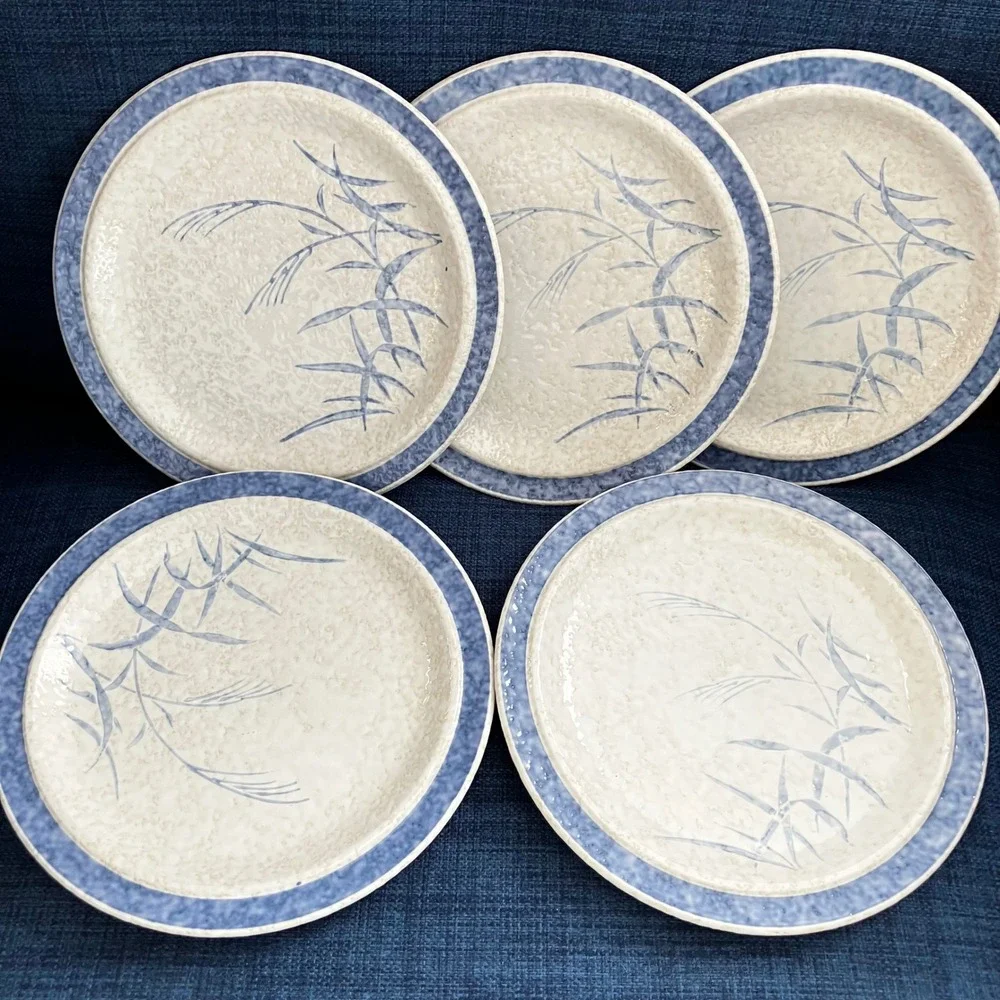International Homes Salad Plates Blue Pacific 7.5